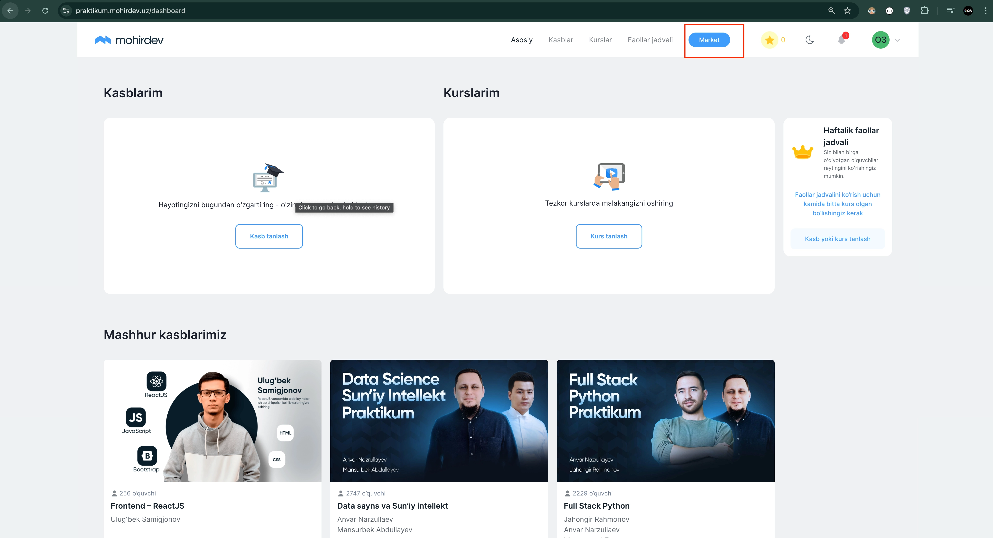 Professional Node.JS: Noldan e’lonlar saytini yaratamiz