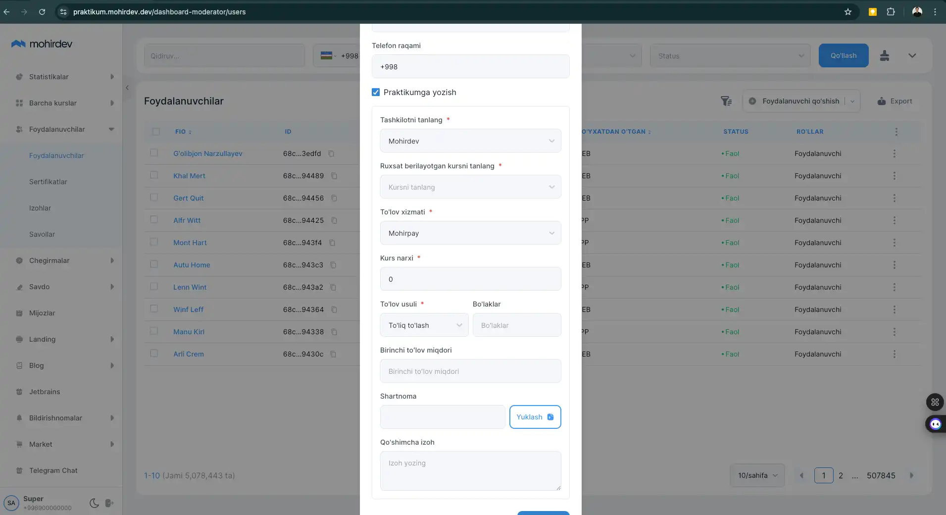Professional Node.JS: Noldan e’lonlar saytini yaratamiz